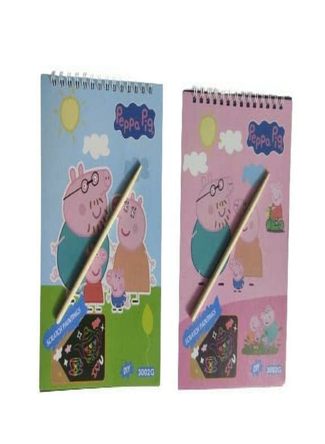 Anushil Kids Magic Scratchbook Notebook - Magical Drawing Book - Sketch Scratch Paper Note Drawing Educational Book+Wooden Pencil (Pack of 2) - Image 5